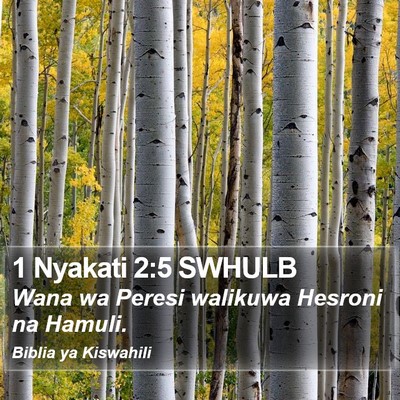 1 Nyakati 2:5 SWHULB Bible Verse Image