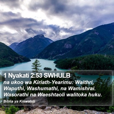 1 Nyakati 2:53 SWHULB Bible Verse Image