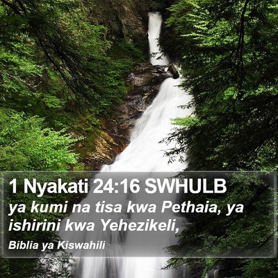 1 Nyakati 24:16 SWHULB Bible Verse Image