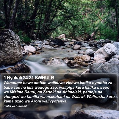 1 Nyakati 24:31 SWHULB Bible Verse Image