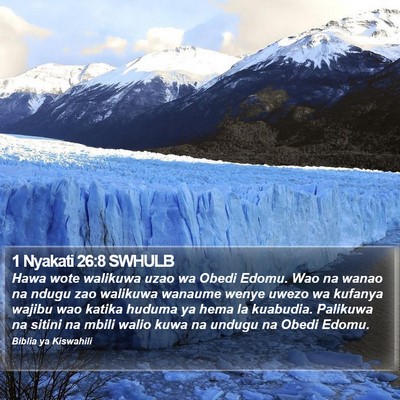 1 Nyakati 26:8 SWHULB Bible Verse Image