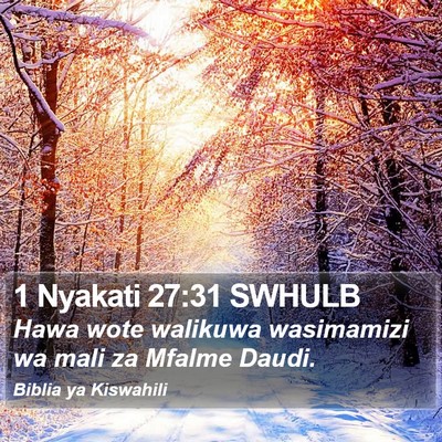 1 Nyakati 27:31 SWHULB Bible Verse Image