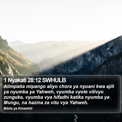 1 Nyakati 28:12 SWHULB Bible Verse Image