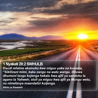 1 Nyakati 28:2 SWHULB Bible Verse Image