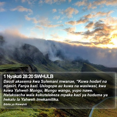 1 Nyakati 28:20 SWHULB Bible Verse Image
