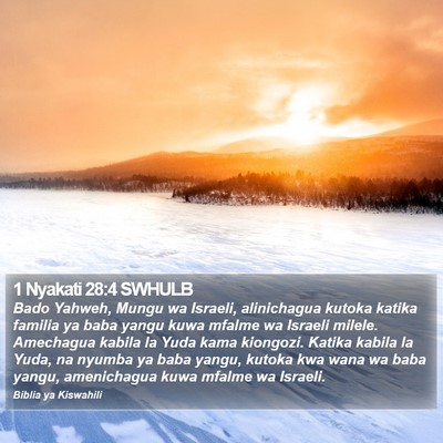 1 Nyakati 28:4 SWHULB Bible Verse Image