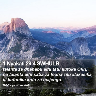 1 Nyakati 29:4 SWHULB Bible Verse Image