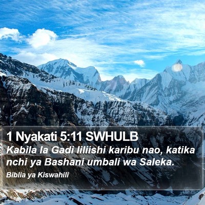 1 Nyakati 5:11 SWHULB Bible Verse Image
