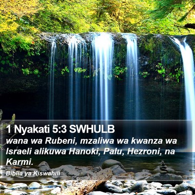 1 Nyakati 5:3 SWHULB Bible Verse Image