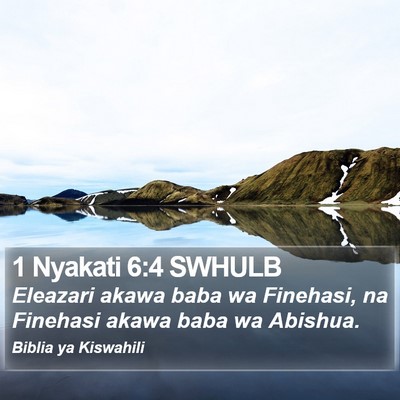1 Nyakati 6:4 SWHULB Bible Verse Image
