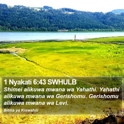 1 Nyakati 6:43 SWHULB Bible Verse Image