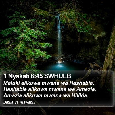 1 Nyakati 6:45 SWHULB Bible Verse Image