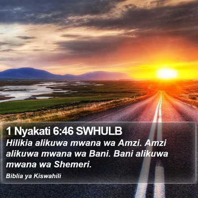 1 Nyakati 6:46 SWHULB Bible Verse Image