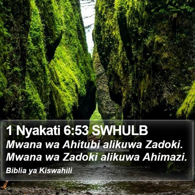 1 Nyakati 6:53 SWHULB Bible Verse Image