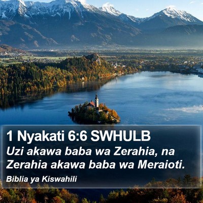 1 Nyakati 6:6 SWHULB Bible Verse Image