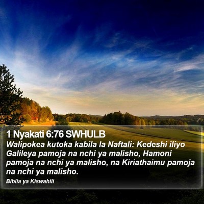 1 Nyakati 6:76 SWHULB Bible Verse Image