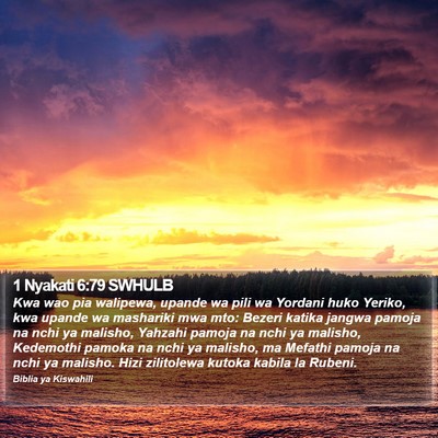 1 Nyakati 6:79 SWHULB Bible Verse Image