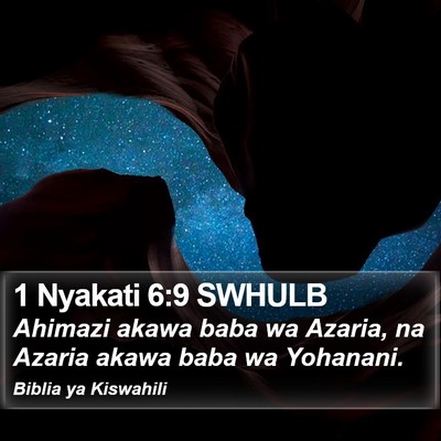 1 Nyakati 6:9 SWHULB Bible Verse Image