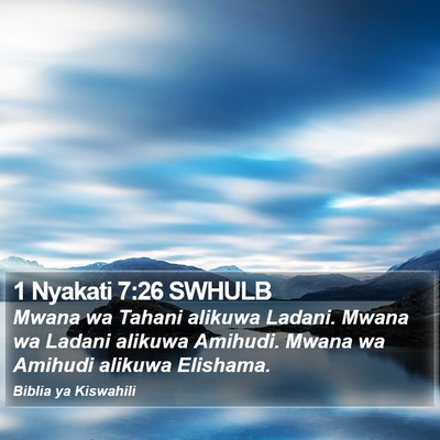 1 Nyakati 7:26 SWHULB Bible Verse Image