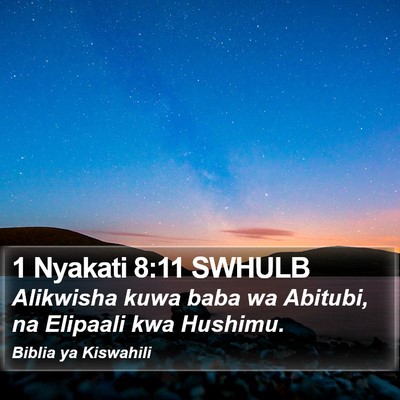 1 Nyakati 8:11 SWHULB Bible Verse Image