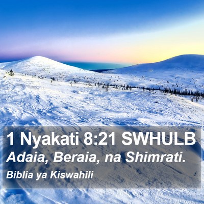 1 Nyakati 8:21 SWHULB Bible Verse Image