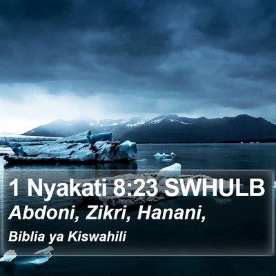 1 Nyakati 8:23 SWHULB Bible Verse Image