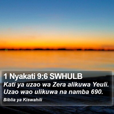 1 Nyakati 9:6 SWHULB Bible Verse Image