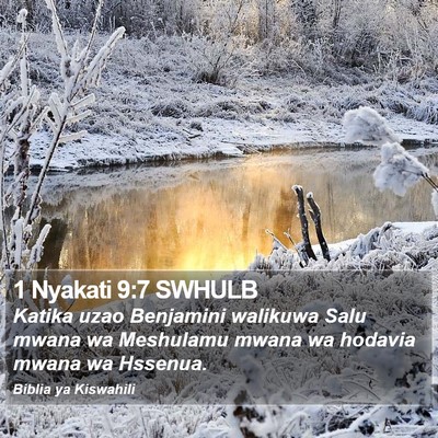 1 Nyakati 9:7 SWHULB Bible Verse Image