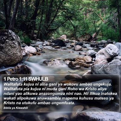 1 Petro 1:11 SWHULB Bible Verse Image