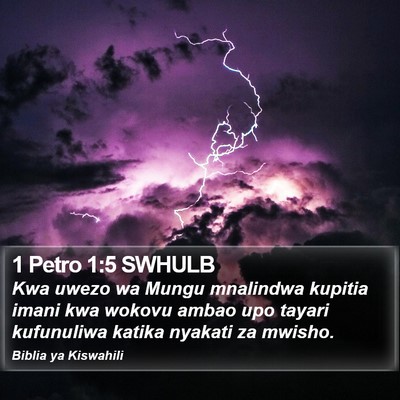 1 Petro 1:5 SWHULB Bible Verse Image