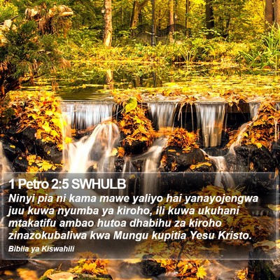 1 Petro 2:5 SWHULB Bible Verse Image