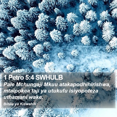 1 Petro 5:4 SWHULB Bible Verse Image