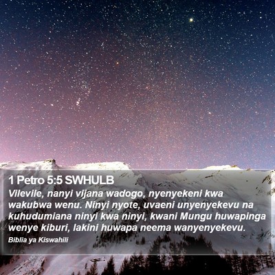 1 Petro 5:5 SWHULB Bible Verse Image