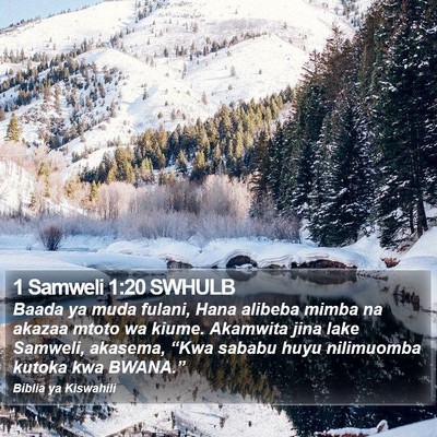 1 Samweli 1:20 SWHULB Bible Verse Image