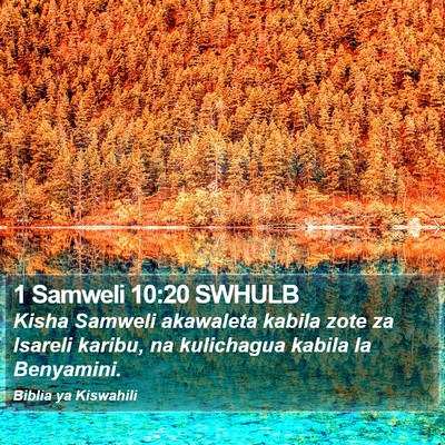 1 Samweli 10:20 SWHULB Bible Verse Image