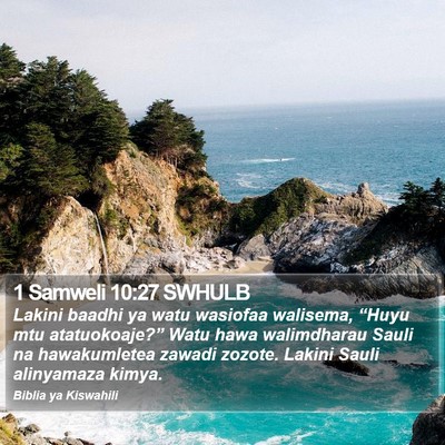 1 Samweli 10:27 SWHULB Bible Verse Image