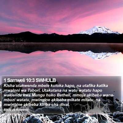 1 Samweli 10:3 SWHULB Bible Verse Image