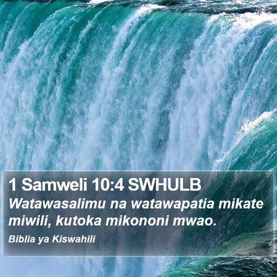 1 Samweli 10:4 SWHULB Bible Verse Image