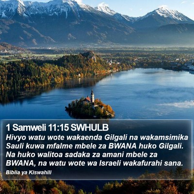 1 Samweli 11:15 SWHULB Bible Verse Image