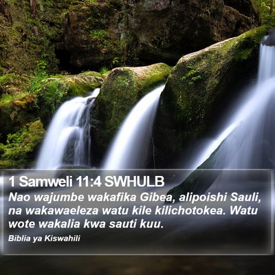 1 Samweli 11:4 SWHULB Bible Verse Image