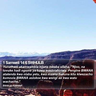 1 Samweli 14:6 SWHULB Bible Verse Image