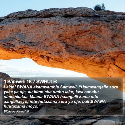 1 Samweli 16:7 SWHULB Bible Verse Image