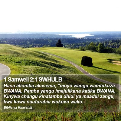 1 Samweli 2:1 SWHULB Bible Verse Image
