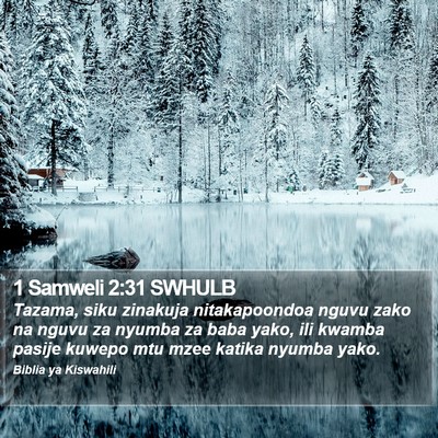 1 Samweli 2:31 SWHULB Bible Verse Image