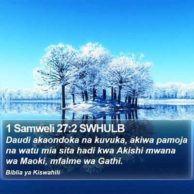 1 Samweli 27:2 SWHULB Bible Verse Image