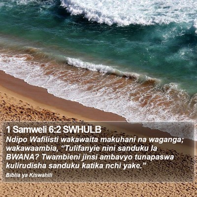 1 Samweli 6:2 SWHULB Bible Verse Image