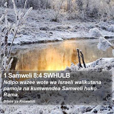 1 Samweli 8:4 SWHULB Bible Verse Image
