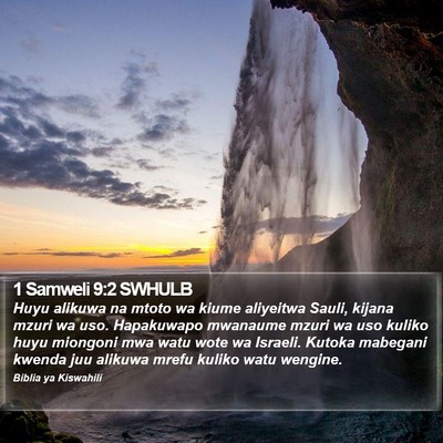 1 Samweli 9:2 SWHULB Bible Verse Image