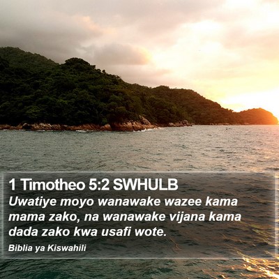 1 Timotheo 5:2 SWHULB Bible Verse Image