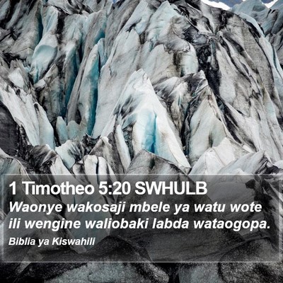 1 Timotheo 5:20 SWHULB Bible Verse Image